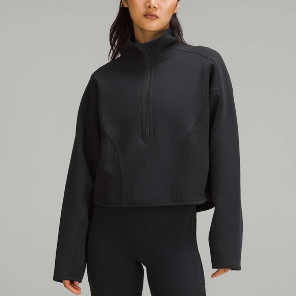 Lululemon Mixed Fabric Half Zip Pullover - Picture 4 of 4